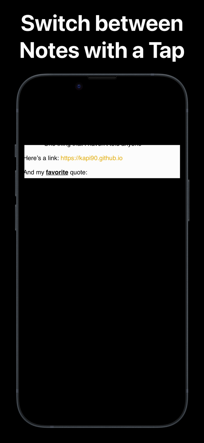 Blink Notes - Rapid Text Cover