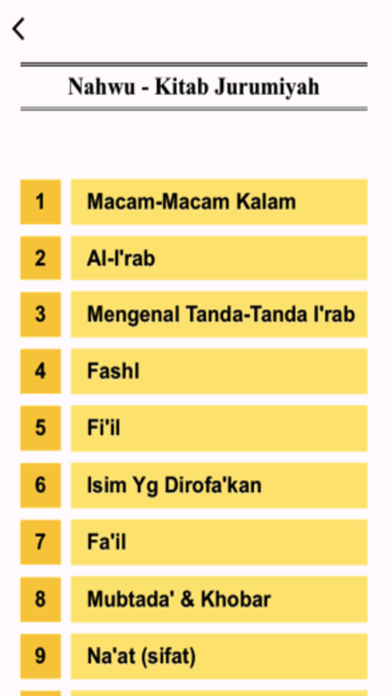 Kitab Nahwu Shorof Lengkap Screenshot