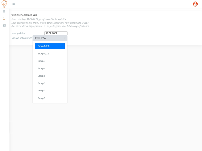 Overblijf Aan- en Afmelden