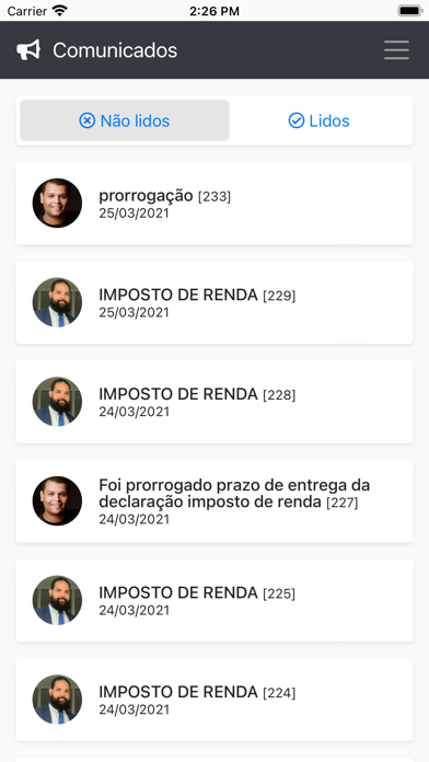 Organização Contábil Castro Screenshot