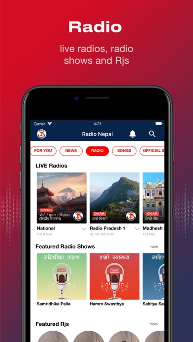 Radio Nepal. Screenshot