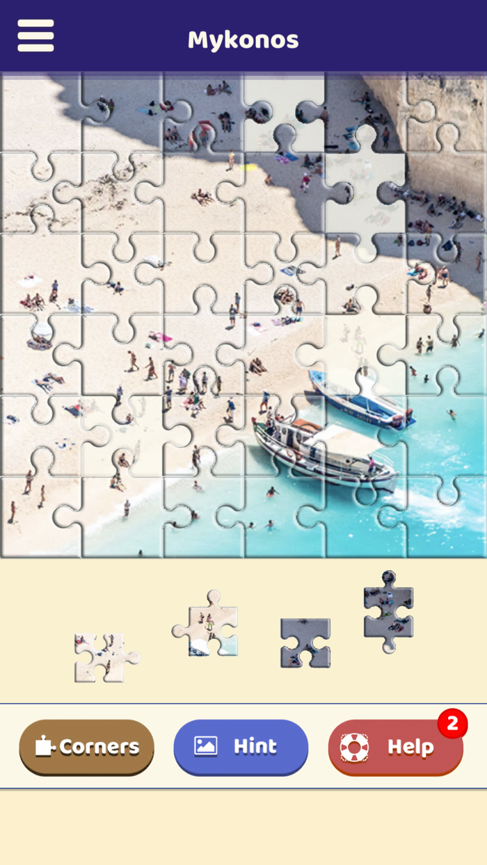 Mykonos Sightseeing Puzzle