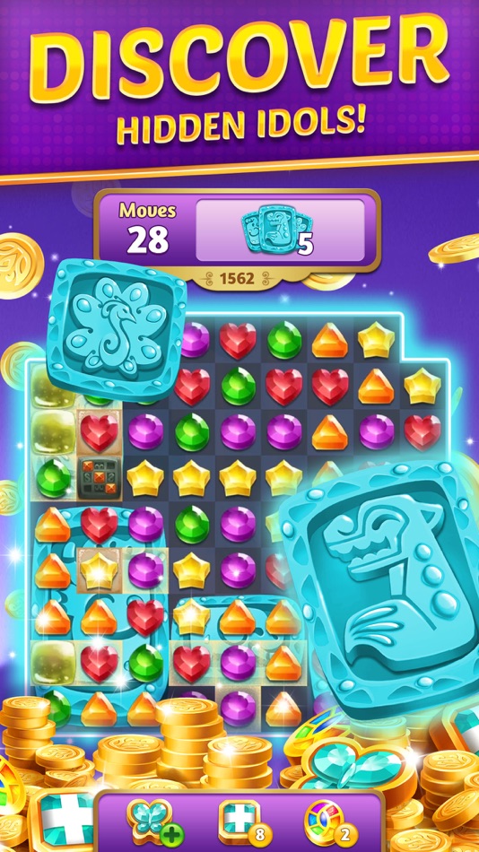 #5. Genies & Gems: Puzzle & Quests (iOS) 来自: Jam City, Inc.
