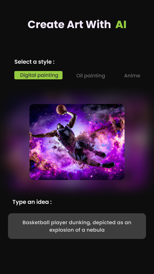 #1. Mia - AI Art Drawing App (iOS) Podle: Salix Dijital Pazarlama Anonim Sirketi