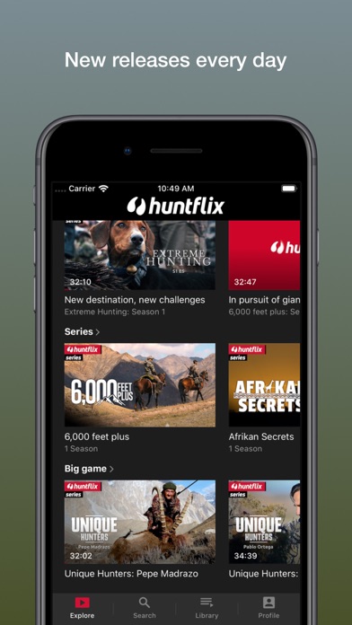 Huntflix Screenshot