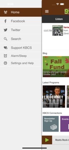 KBCS Public Radio App screenshot #3 for iPhone