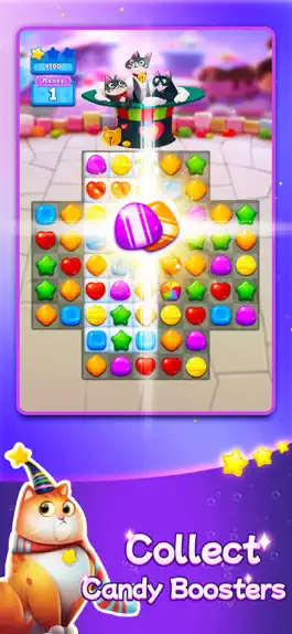 Game screenshot Candy Cat - New match 3 games mod apk