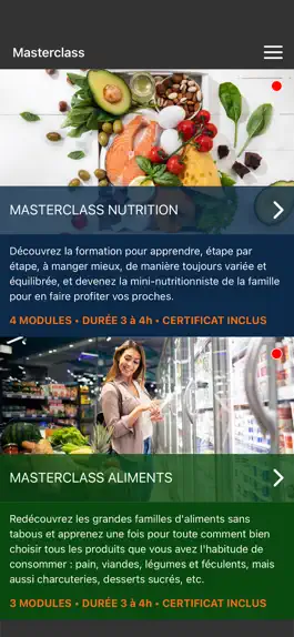 Game screenshot Masterclass Nutrition apk