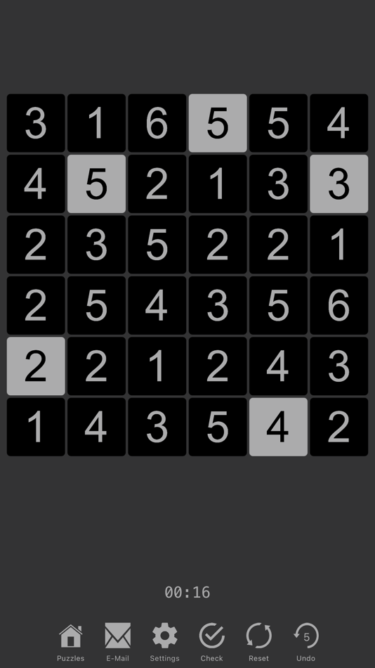 #2. Hitori - Logic Puzzles (macOS) โดย: Christian Lueth