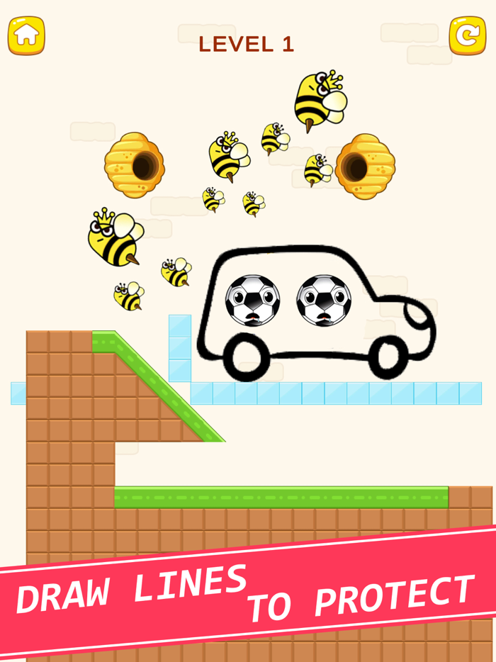 Draw To Save Soccer Star Ball