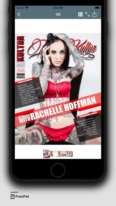 Tattoo Kultur Magazine iPhone Screenshot 3