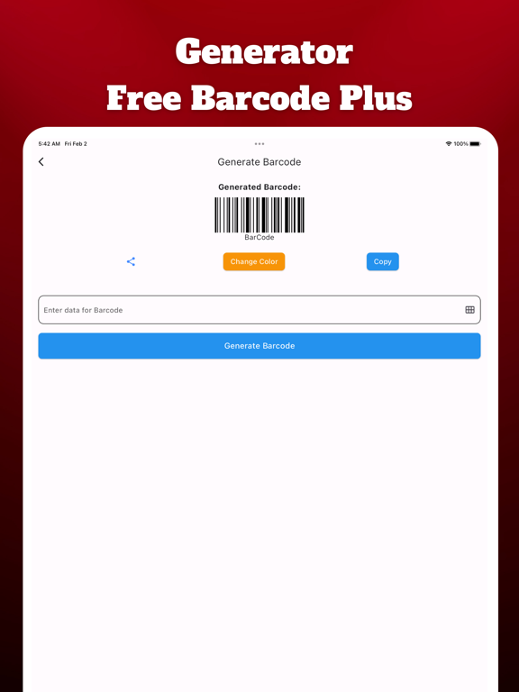 QR & Barcode Scanner Plus iPad screenshot