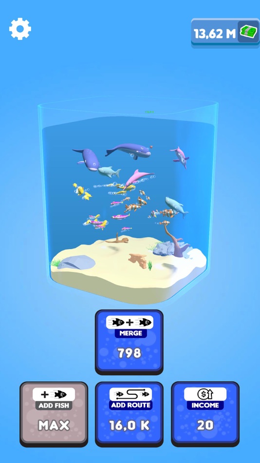 #4. FlockOfFish (iOS) 由: Cosmo4 Bilim Sanat Teknoloji