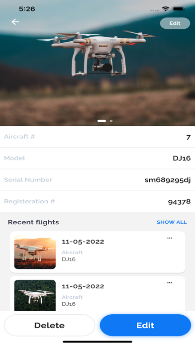 Garuda UAV Logs Screenshot