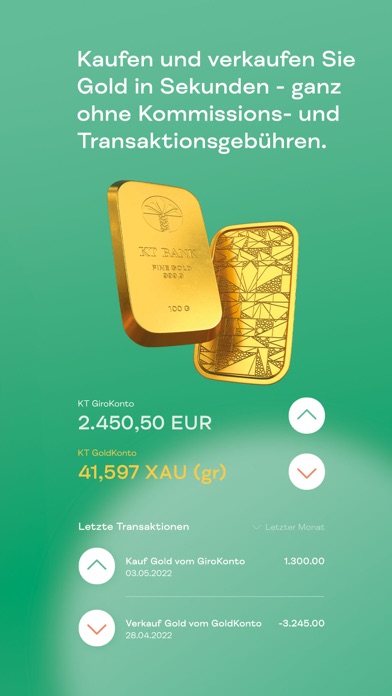 KT Bank Mobile Banking Screenshot
