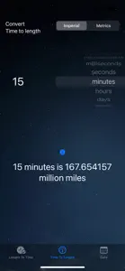 e: Spacetime Converter screenshot #4 for iPhone