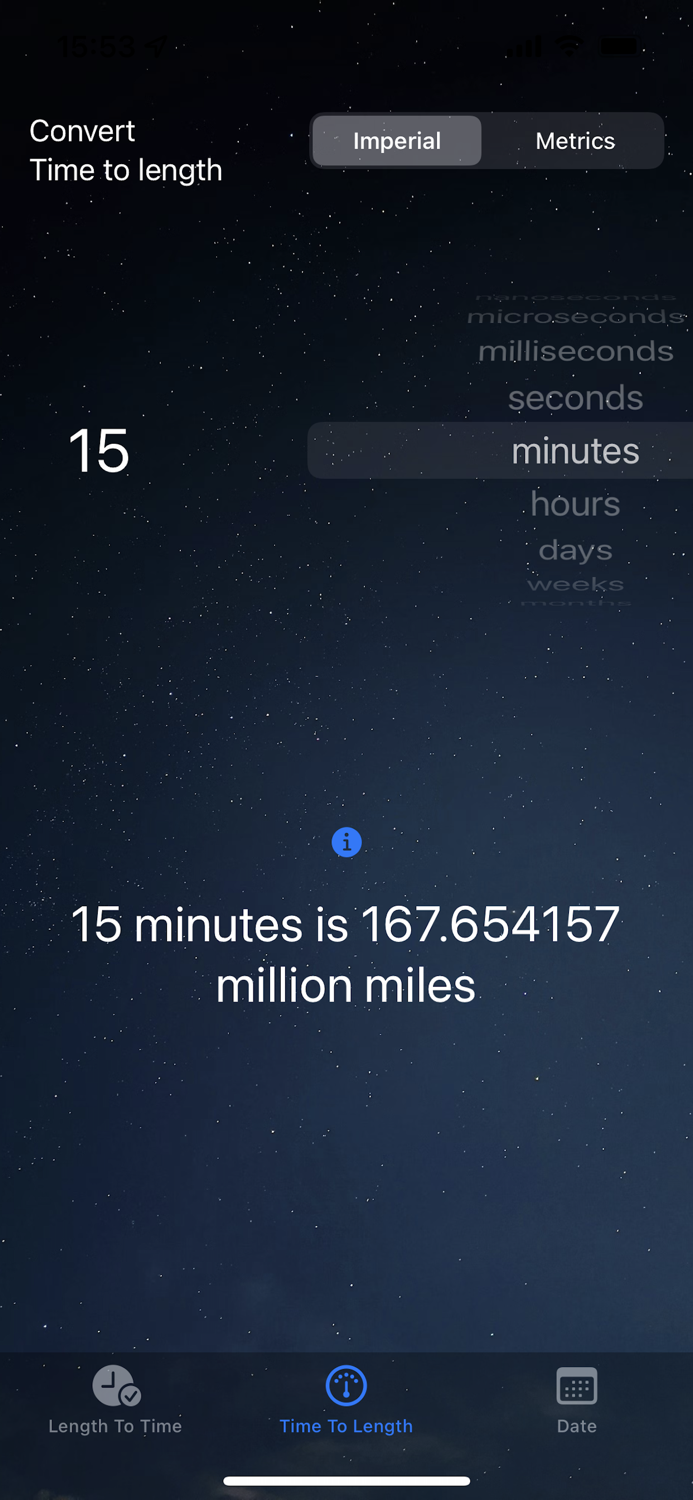 e Spacetime Converter