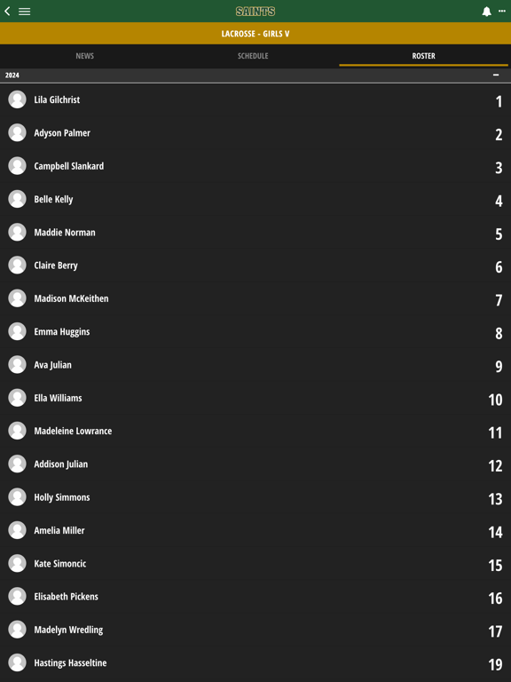 Briarcrest Christian Athletics iPad screenshot 6 - Sports app