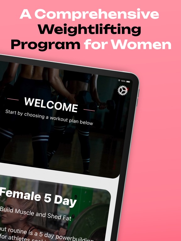 Screenshot #5 pour Weight Lifting for Women Plan
