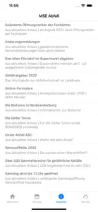 MSE Abfall screenshot #6 for iPhone