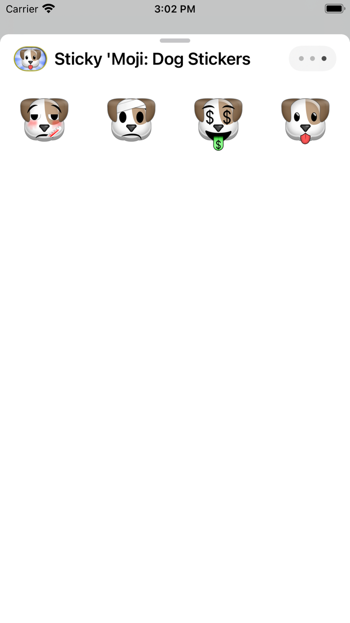 Sticky Moji Dog Stickers