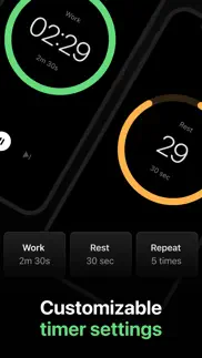 tabata timer - boxing timer iphone screenshot 2