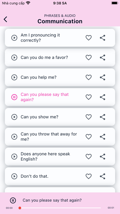 English Phrases Audio Screenshot