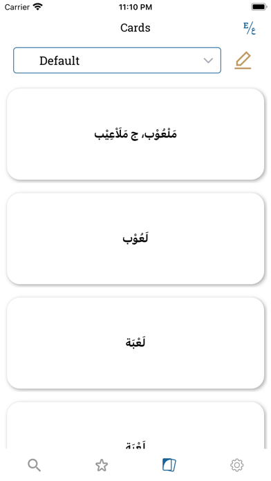 Lughatuna Arabic dictionary Screenshot