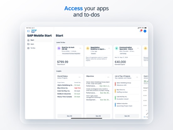 Screenshot #4 pour SAP Mobile Start