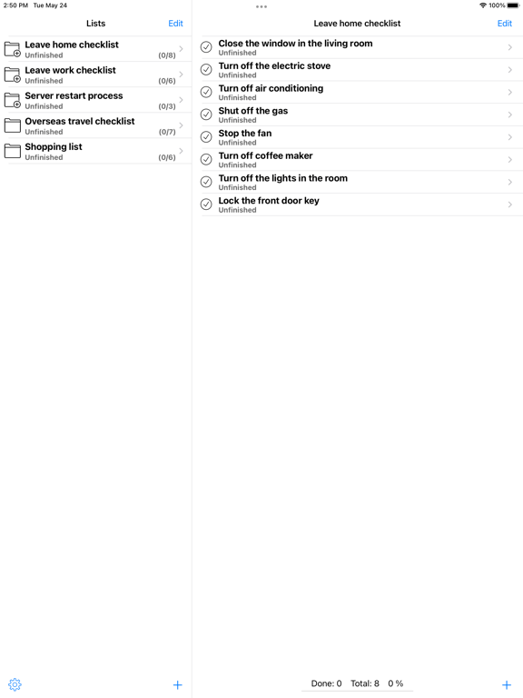 Screenshot #4 pour ActionList