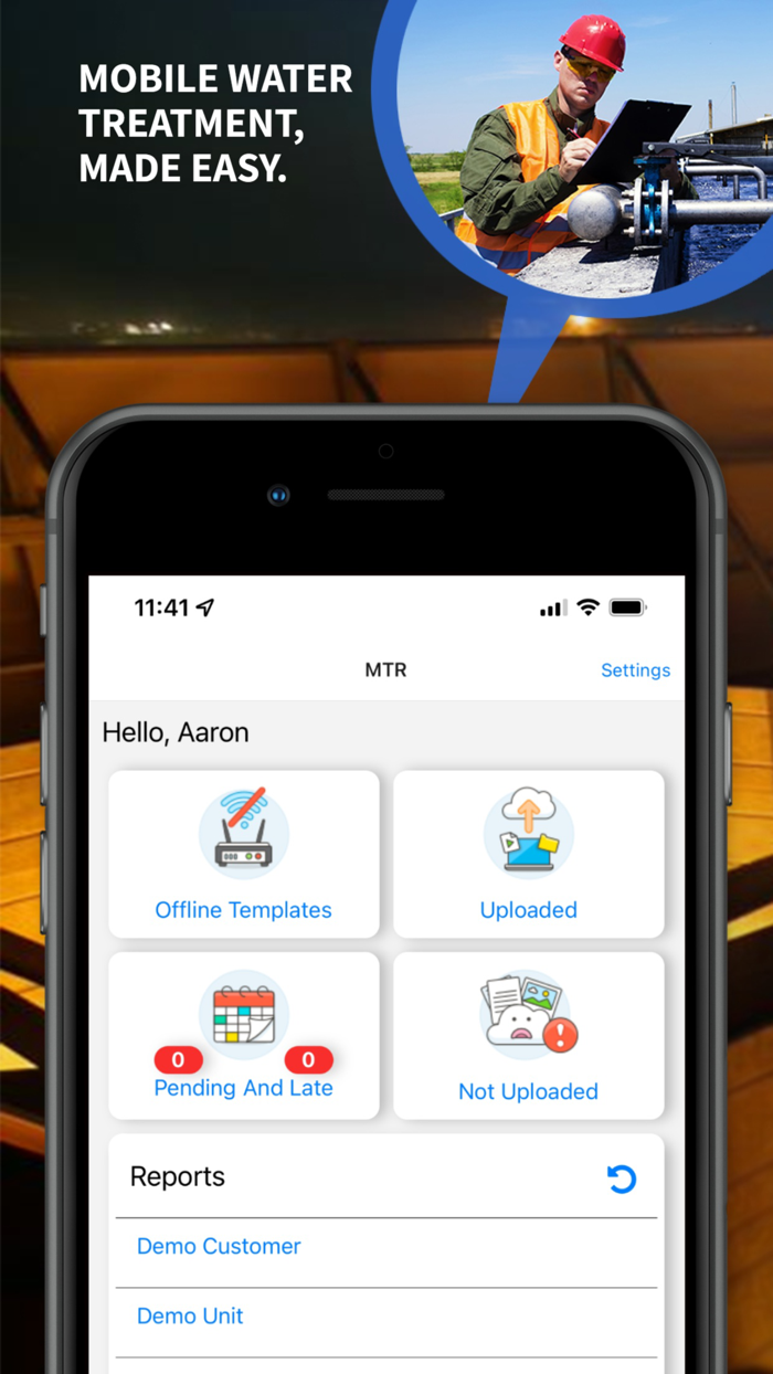 MTR Water Treatment Reporting