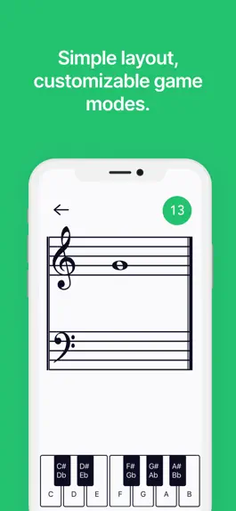 Game screenshot Noted: Memorize Music Notes apk