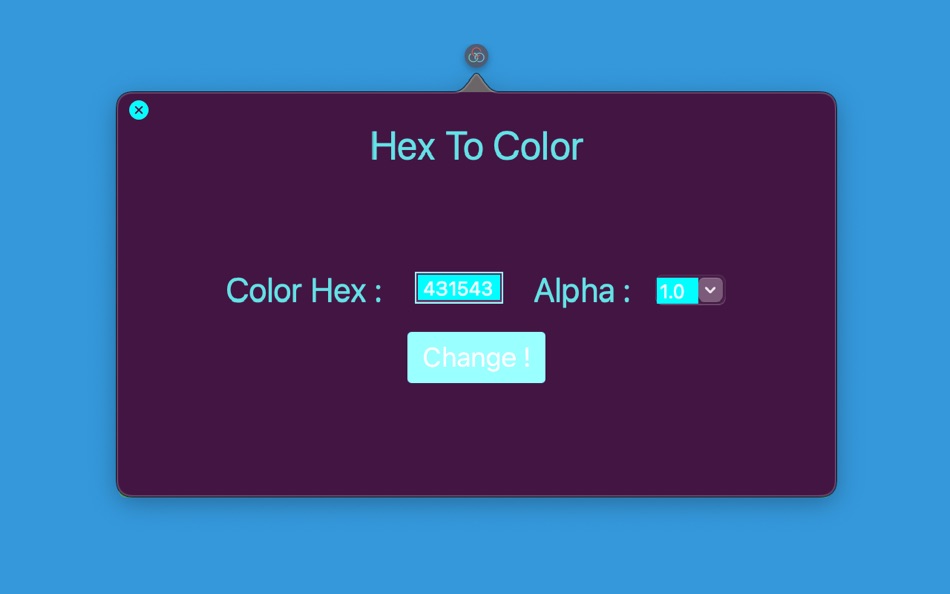 #1. Hex To Color (macOS) Podle: Berkan Gunduz