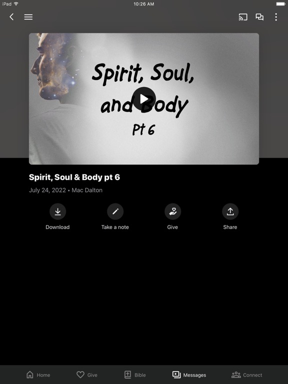 Radiant Church - Springfield iPad screenshot 3 - Education app