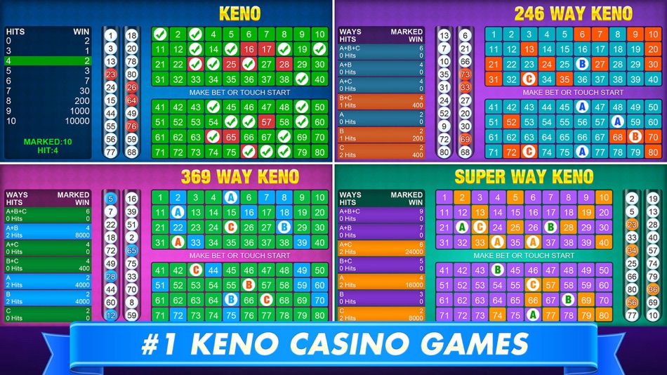 Keno Casino - Vegas Keno Games - 1.0 - (iOS)