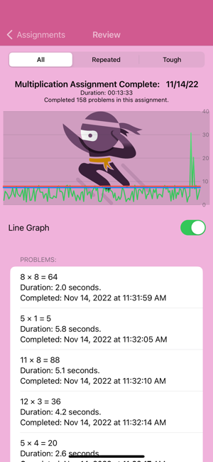 ‎Ninja Mathster Screenshot