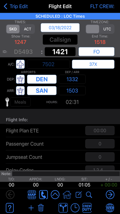 iLog Aviation Logbook Screenshot