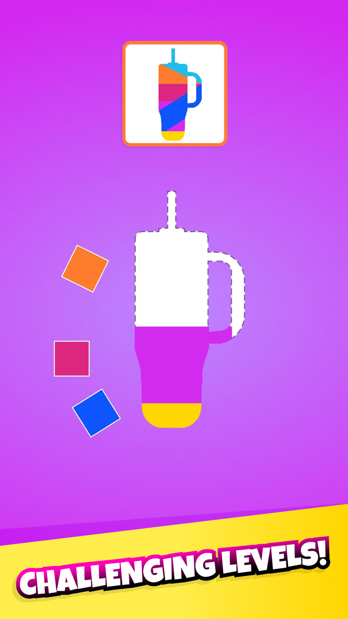 Color Shape Layering Puzzle