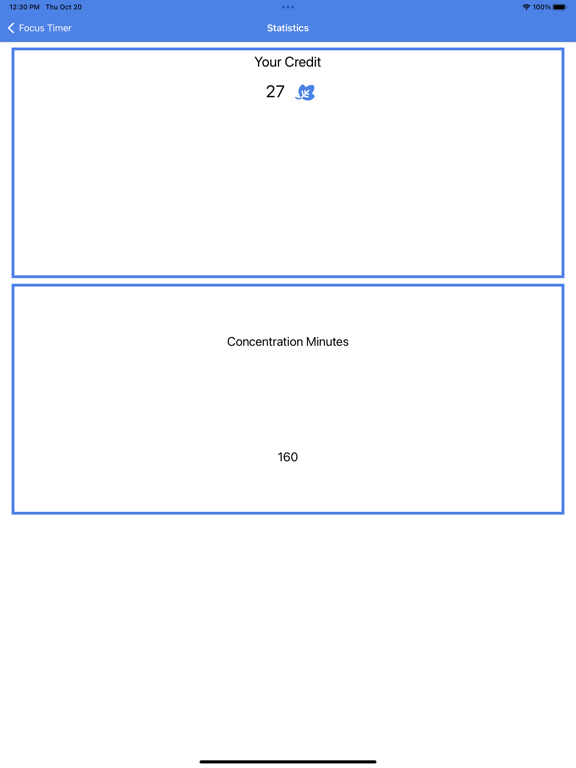 Focus Timer & Keeper - Study iPad screenshot 5 - Productivity app