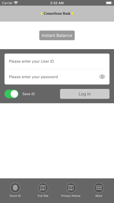 CornerStone Bank (VA) Screenshot