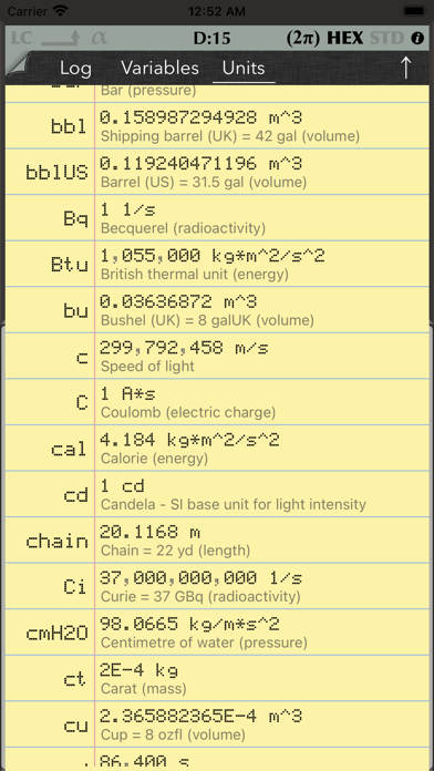 RPN 28x Calc Screenshot