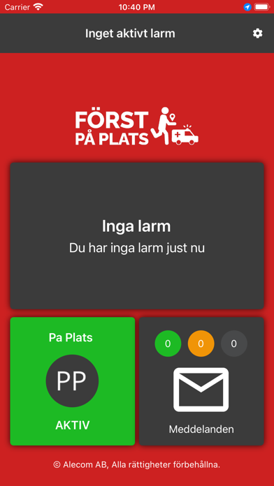 Först på plats Screenshot