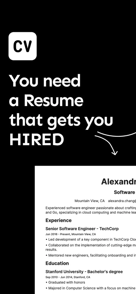 App screenshot for Resume Builder, CV Creator PDF