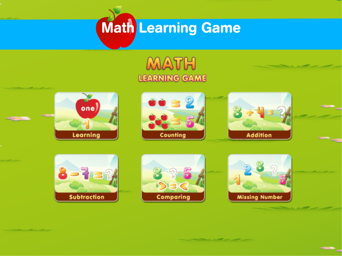 Math Learning Numbers Game