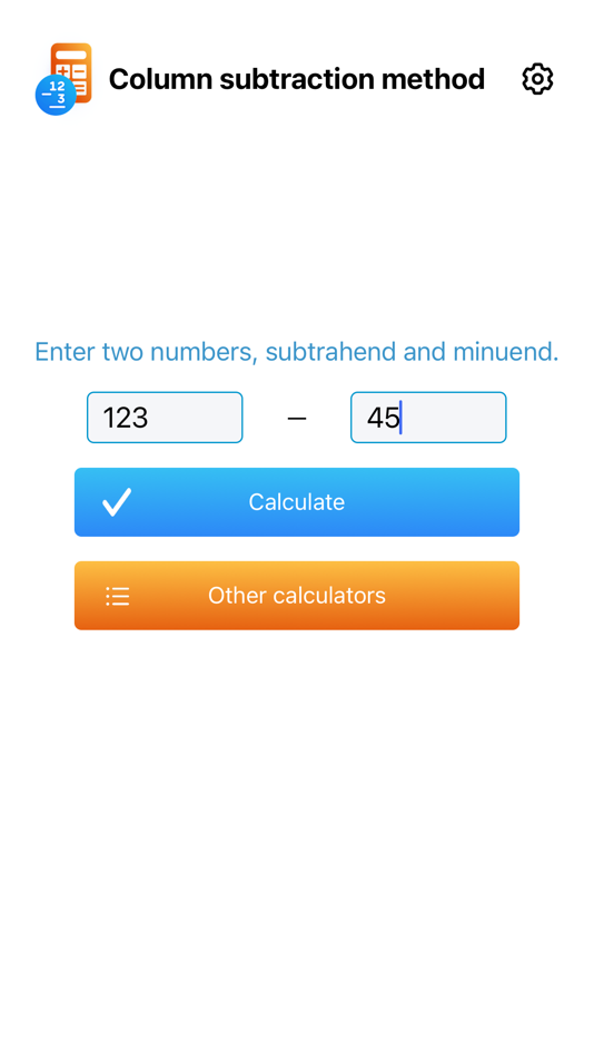 #1. Column subtraction method (iOS) 由: Roman Konasov