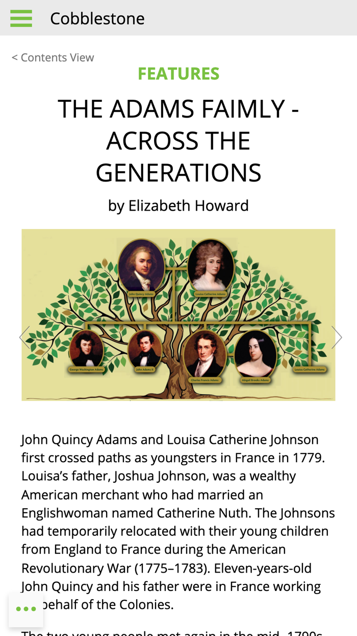 Cobblestone Mag U.S. History