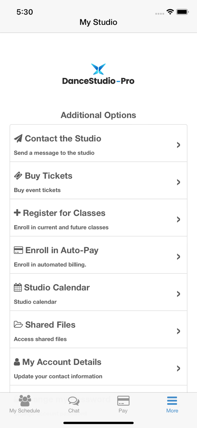 DanceStudio-Pro Portal