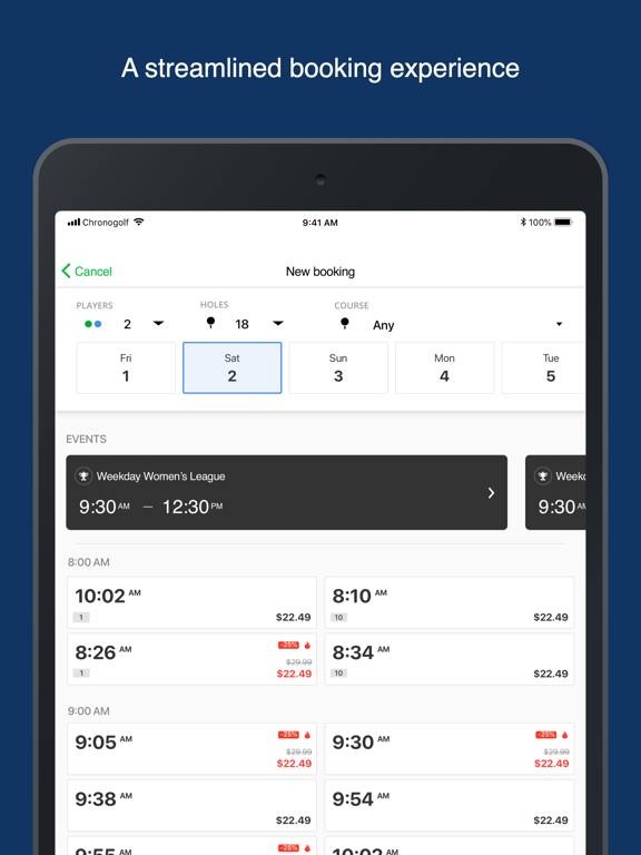 Golf Rockford iPad screenshot 4 - Sports app