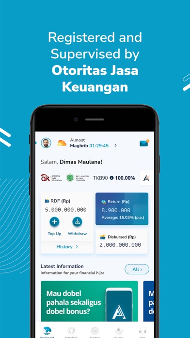 ALAMI P2P Funding Syariah Screenshot