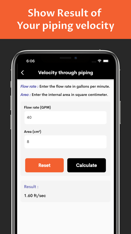 #7. Fluid Mechanics Calculation (iOS) 由: Kantaben Gorasiya